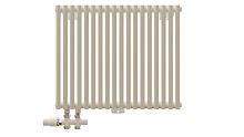 А20 Радиатор трубчатый КЗТО Гармония А20 1-1000-10 сек. подключение нижнее левостороннее без термоклапана, цвет: белый (глянцевый)