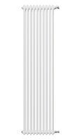 2 ряда колонок Радиатор трубчатый КЗТО Batarìa 2-1750-10 сек. подключение боковое универсальное, цвет:  белый (глянцевый)